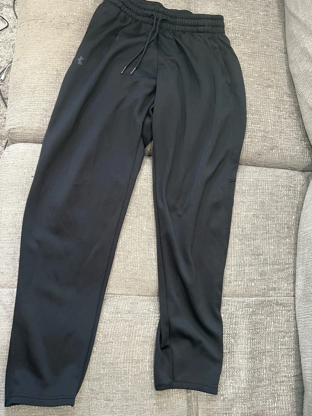 Under Armour Black Men's Athletic Joggers with Drawcord